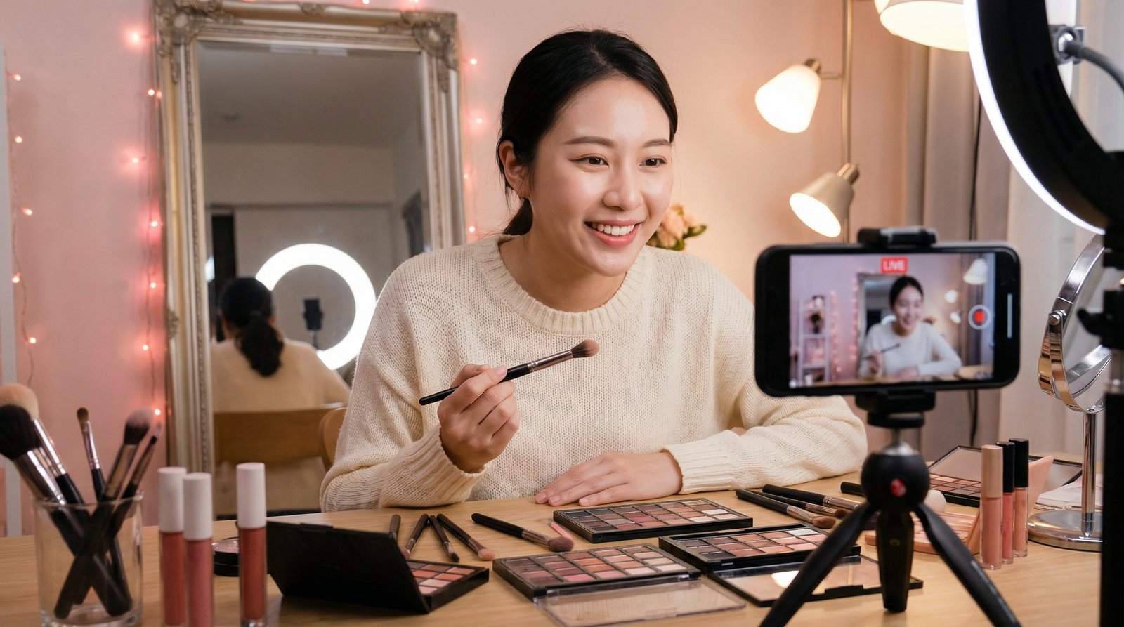 抖音风美妆视频教程